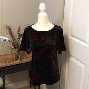 Ann Taylor velvet top